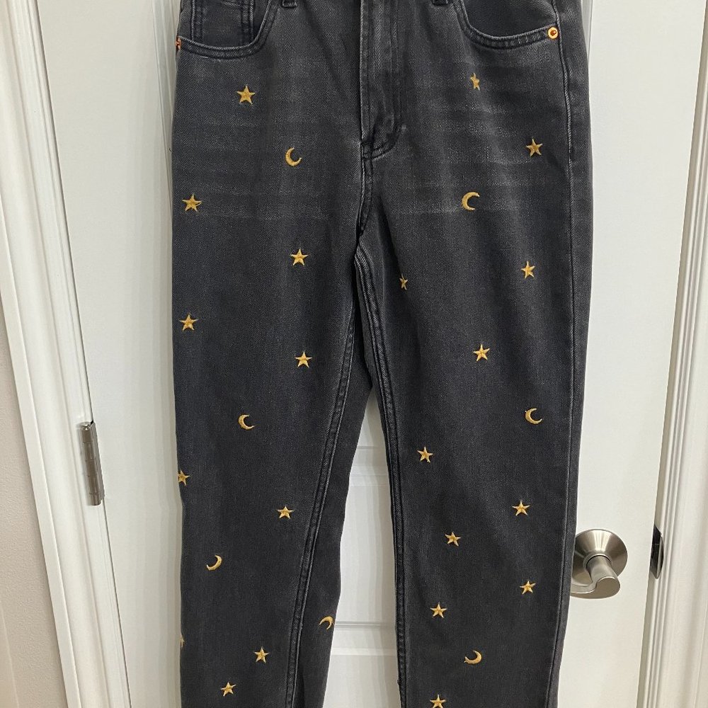 S.O.N.G. novelty jeans, size 3/26, NWOT